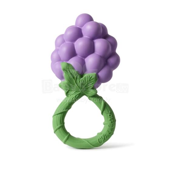Oil Carol Teether Toy Art.227783 Grape Teether (natural rubber)