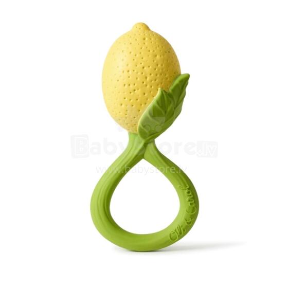 Oil Carol Teether Toy Art.227784 Lemon Teether (natural rubber)