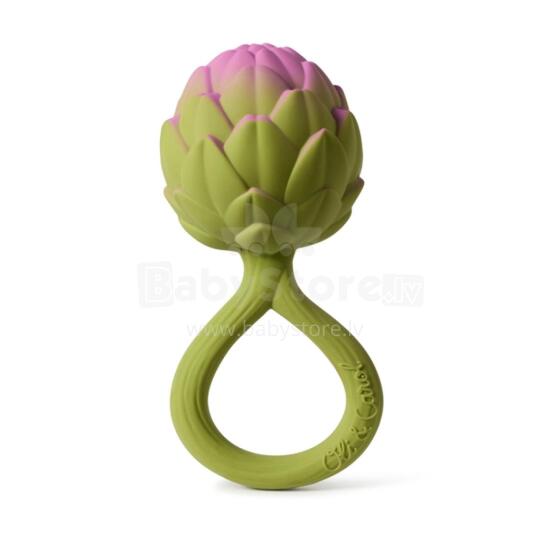Oil Carol Teether Toy Art.227785 Artichoke Teether (natural rubber)