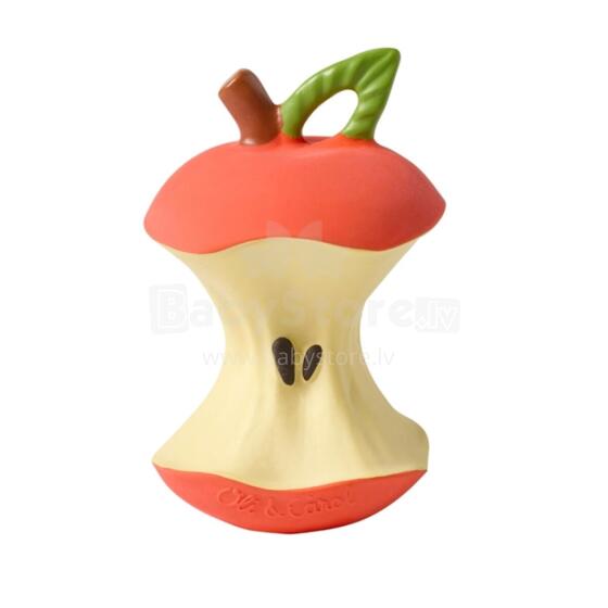 Oil Carol Teether Toy Art.227792 Apple Teether (natural rubber)
