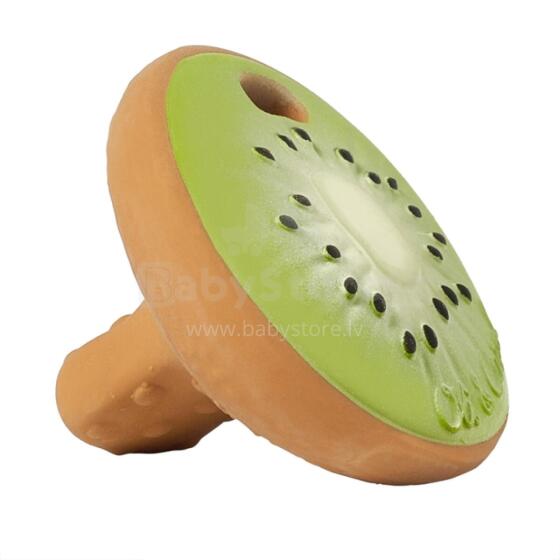 Oil Carol Teether Toy Art.227795 Kiwi   Teether (natural rubber)