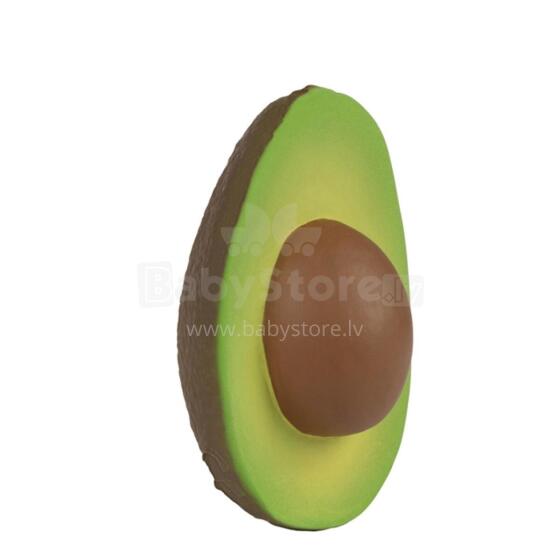 Oil Carol Teether Toy Art.227792 Avocado Teether (natural rubber)