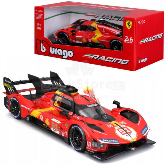AUTO BBURAGO FERRARI RACING 499P 1:24