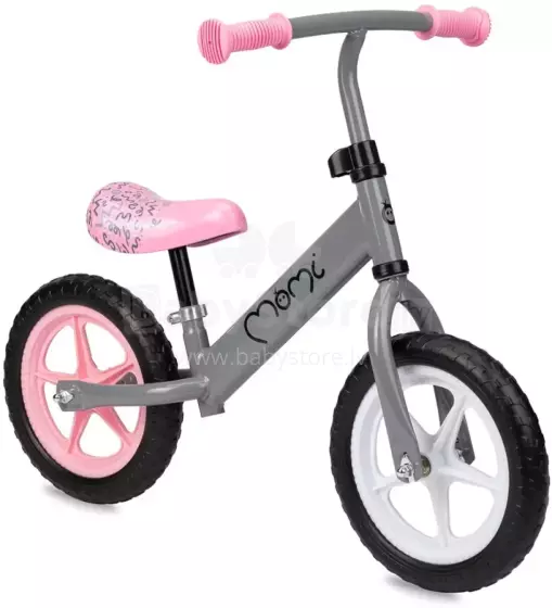 Momi  Balance Bicycle Fleet Art.ROBI00064 Grey Balansa velosipēds