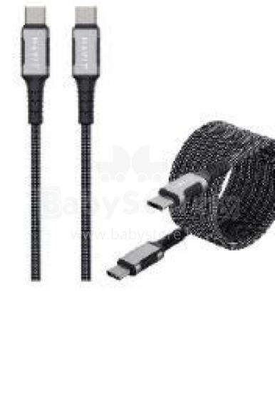 Havit Magnetic USB Type C Cable 1 м черный CB6297