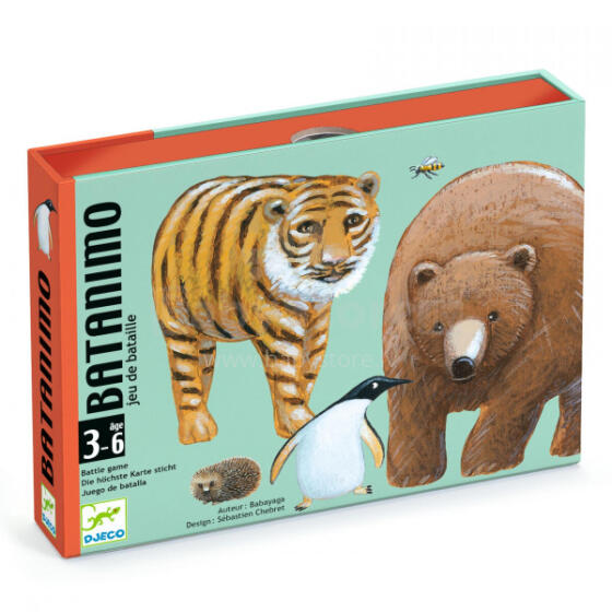 Djeco Game Art.DJ05177 Card game - Batanimo