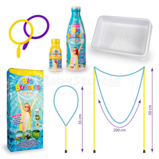 Mega set - Big bubble concentrate + 4 accessories