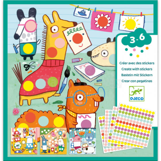 Sticker kit - With coloured dots