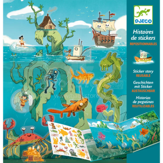 Sticker story - Adventures at sea