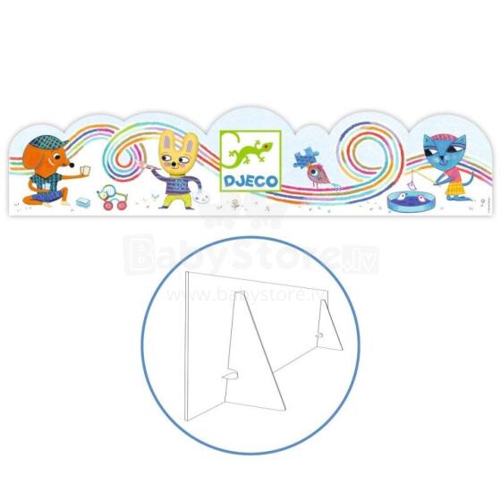 Shelf panel board - Djeco - 1.33 x 0.3 m