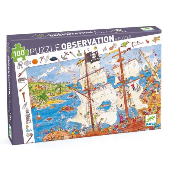Observation puzzles - Pirates - 100 pcs