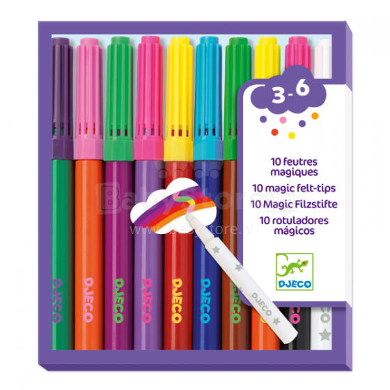 Colours - 10 magic felt tips