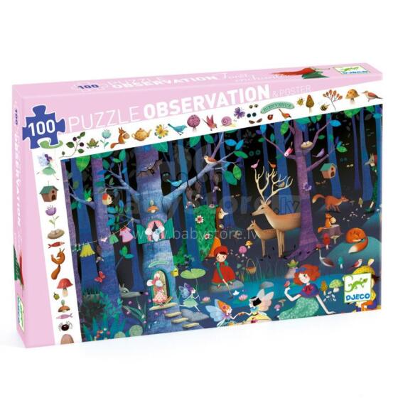 Observation puzzles - Enchanted Forest - 100 pcs