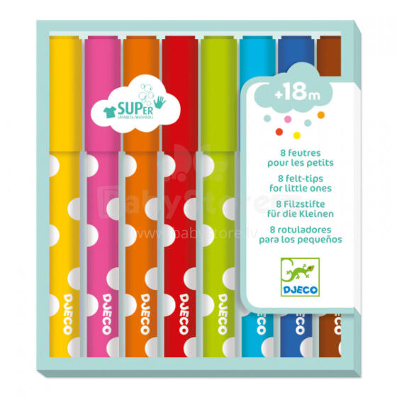 Colours - 8 felt-tips for little ones