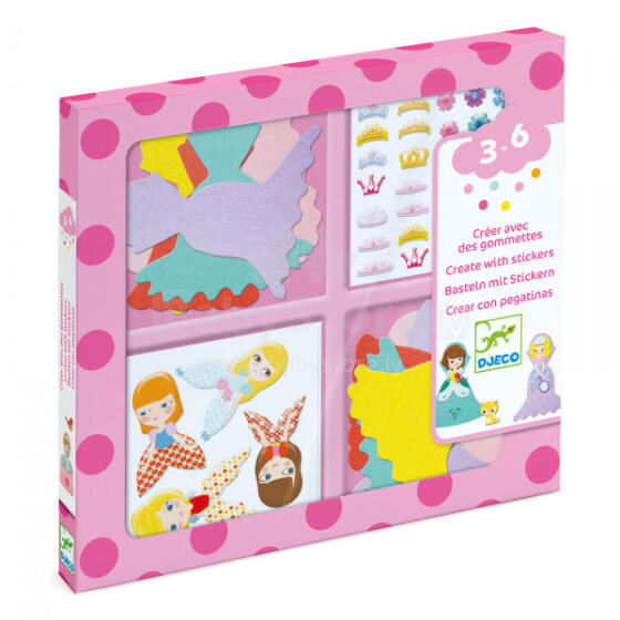 Sticker kit - I love princesses