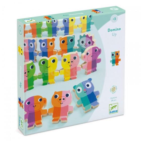 Educational wooden game - Domino Up