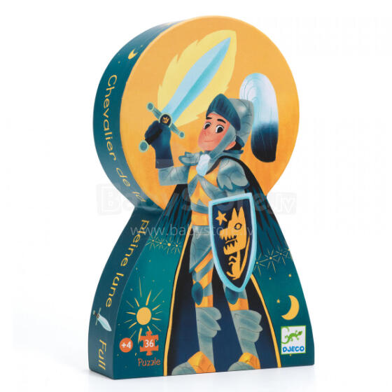 Silhouette puzzles - Full moon knight - 36 pcs