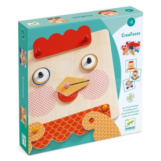 Educational wooden game - CreaFaces