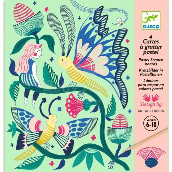 Scratch cards - Fantasy garden