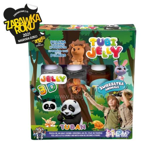 Tubi Jelly set with 3 colours - Animals