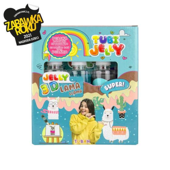 Tubi Jelly set with 3 colours - Llama