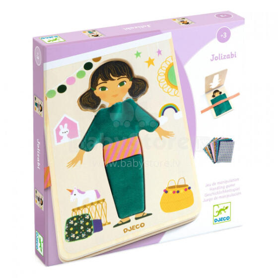 Educational wooden game - Dressing
