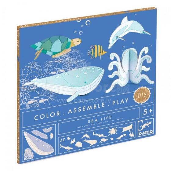 Color-Assemble-Play - Sea life