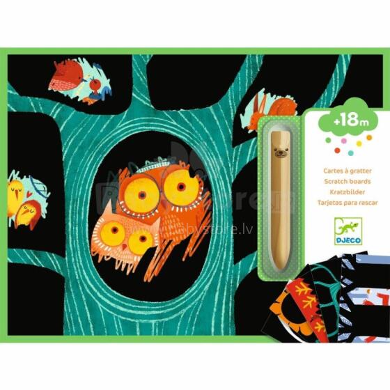 Scratch cards - Learning about animals