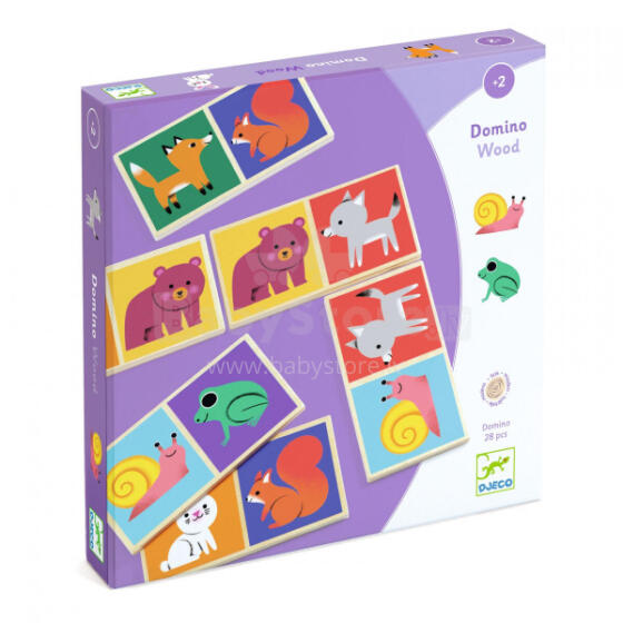Domino – Meža dzīvnieki (28 gab.)
