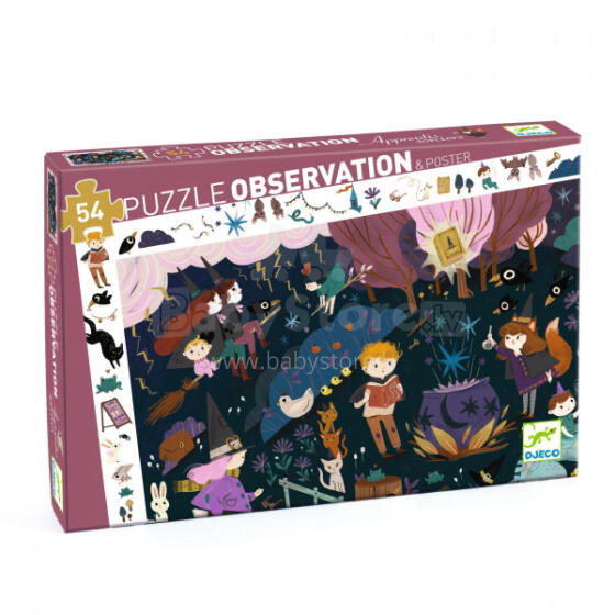 Observation puzzles - Sorcerers' apprentices - 54 pcs