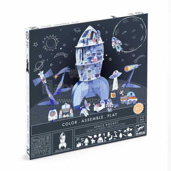 Color-Assemble-Play - Space rocket