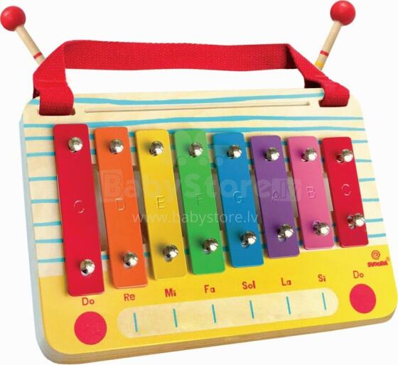 Svoora - Wooden Metallophone - The Radio (8 notes, C Major)