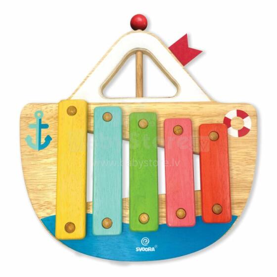 Svoora - My First Wooden Xylophone - Boat (5 notes)