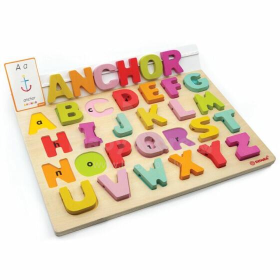 Svoora - Wooden Alphabet Puzzle - My first English Words