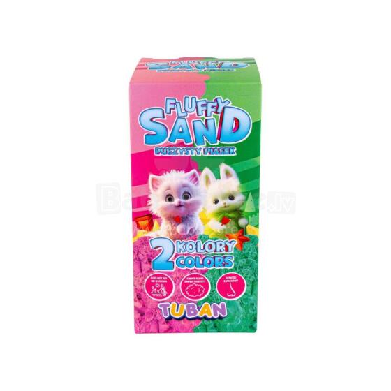 Fluffy sand - Set - Pink&Green - 2 x 70 g