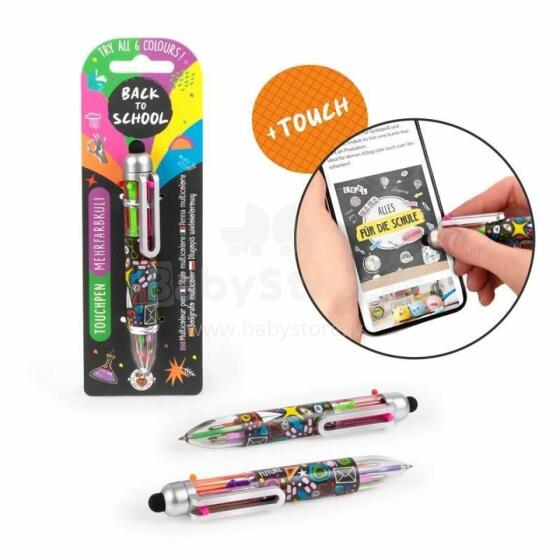 For School - Touch multi-colour pen, 6 colours