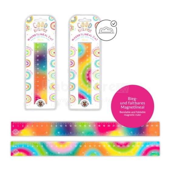 Good Feelings - Magnetic foldable ruler (30cm) (1 pc., 2 designs)