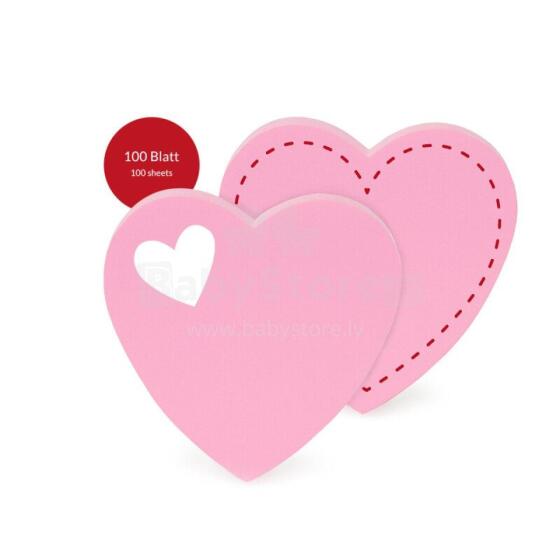 HEARTBEAT Sticky Notes 100 sheets, 2 assorted