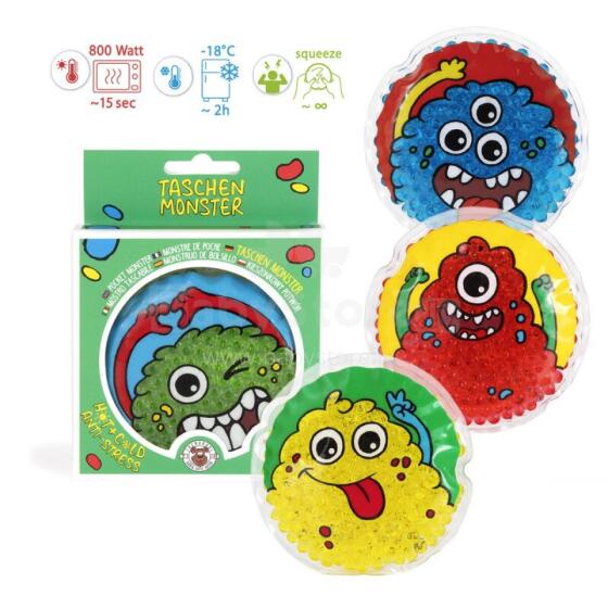 Pocket monster hot & cold pads, 4 assorted