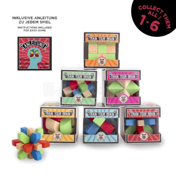 Logic game - Puzzle Cube (1 pc., 6 designs)
