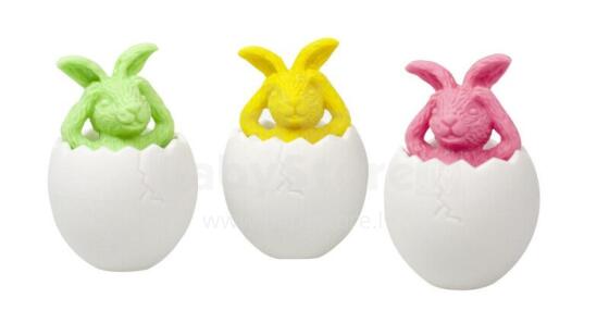 RADIERER COLLECTION rabbit in egg, 3 different colours