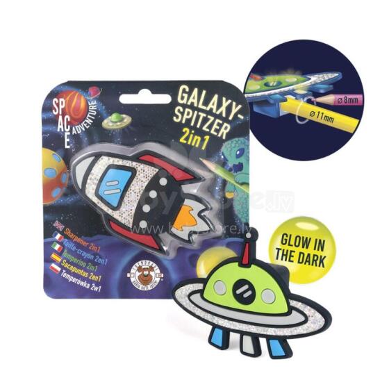 Space Adventure - Double sharpener GitD, 2 assorted