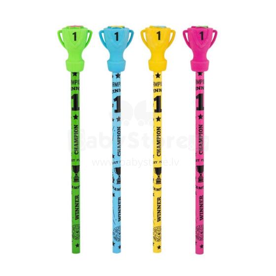Xtreme Champion pencil and Earaser -, 4 assorted