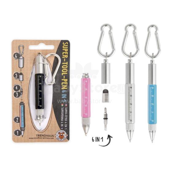 Super Tool - Pen 6 in 1 (1 pc., 4 designs)