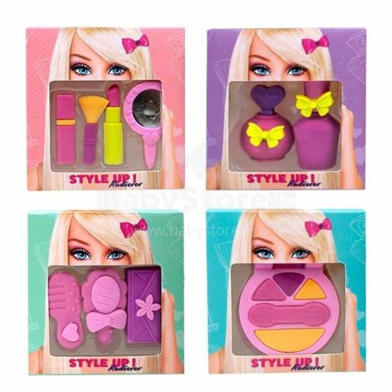 Eraser - Style Up, 4 designs assorted