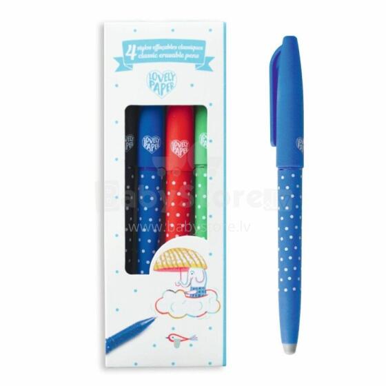 4 erasable pens - Classic