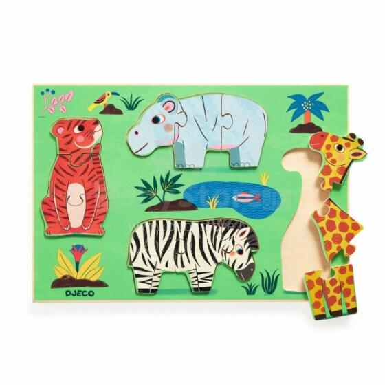 Wooden puzzle - Coucou Tigre