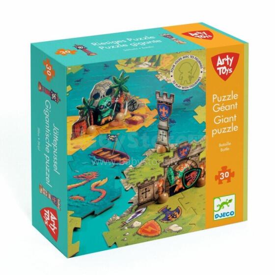 Arty Toys - Giant puzzle - Battle - 30 pcs