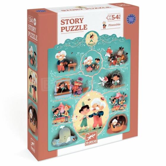 Story puzzles - Pinocchio - 54 pcs