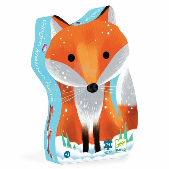 Silhouette puzzles - Ginger, little fox - 24 pcs